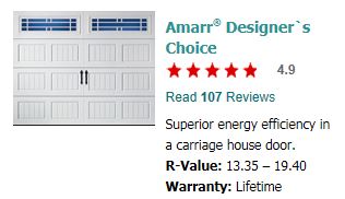 Amarr Garage Doors: Designers Choice