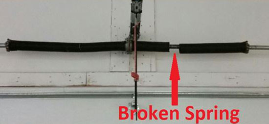 Garage Door Repair - Broken Spring